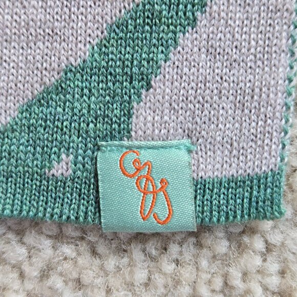 NWOT Otto & Spike Merino Scarf Knit Wool Cockatoo Parrot Bird GREEN - Picture 5 of 8